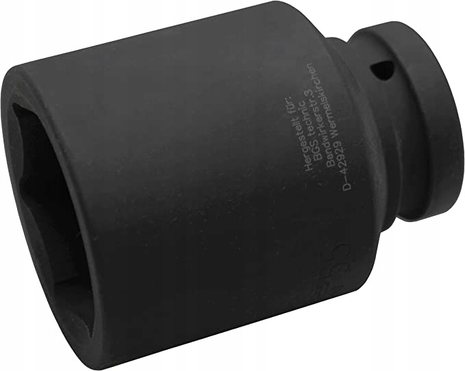 Nasadka 1" udarowa 55 mm, 6-kątna, długa