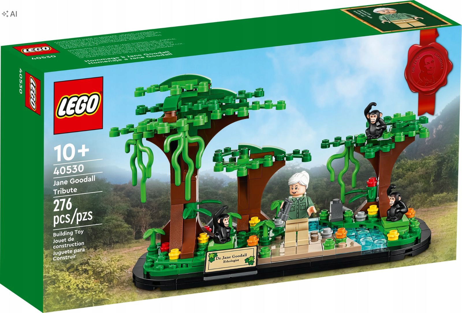Originální Lego 40530 Pocta Jane Goodallové Novinka