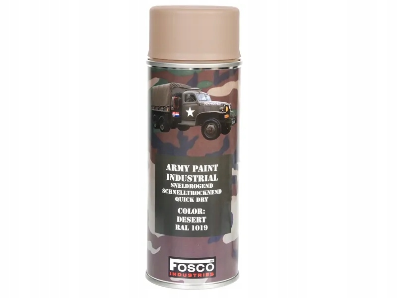 Краска для маскировки оружия fosco 400ml DESERT RAL1019