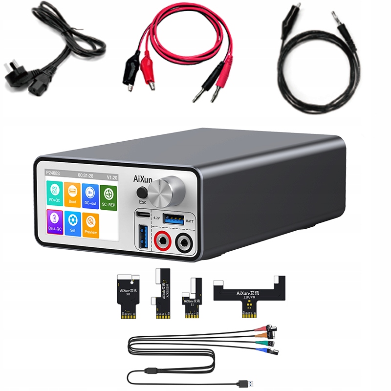 Napájecí Zdroj Aixun Inteligentní, Přesný, Nastavitelný AX-P2408S 24V Techrebal