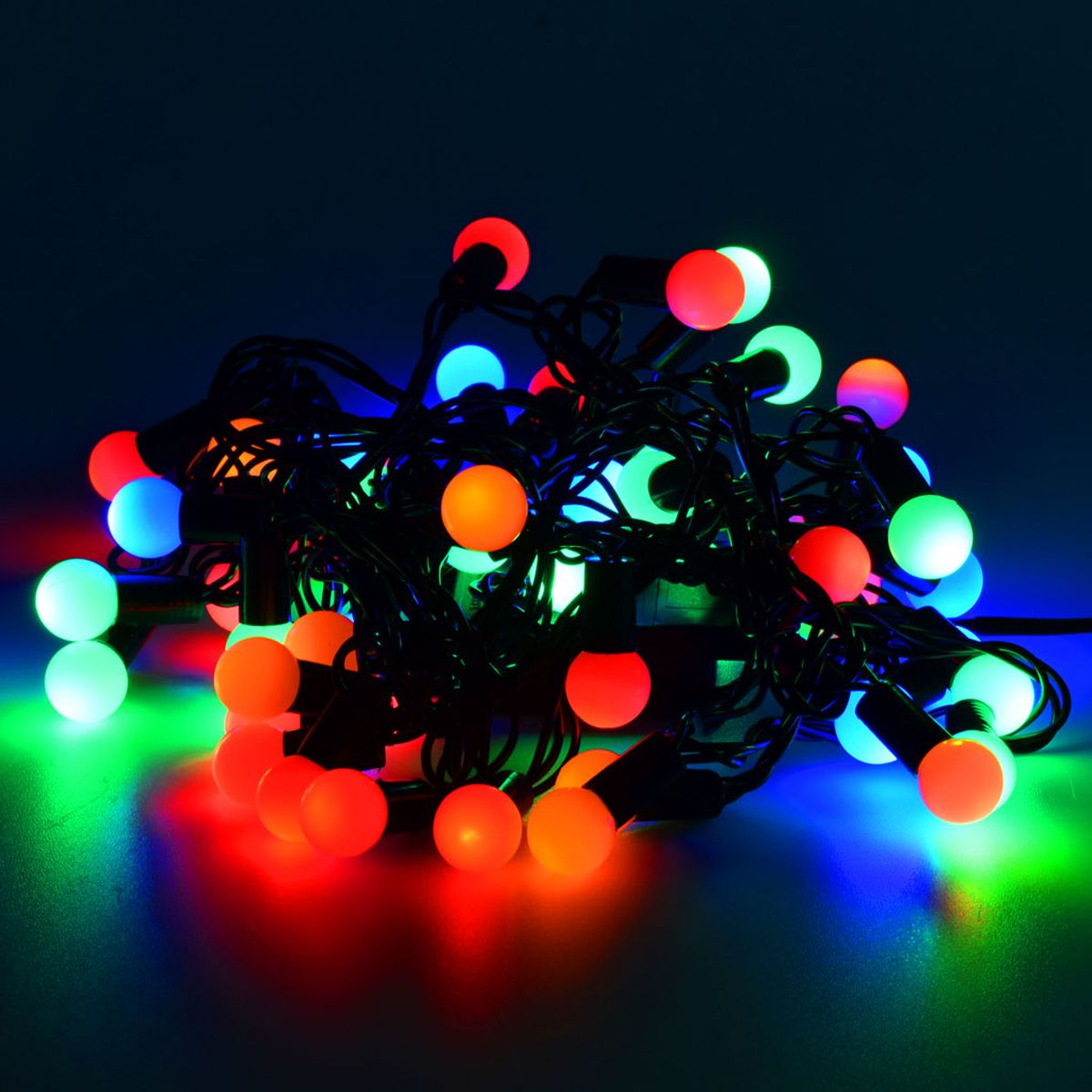 Lampki choinkowe LED 50 MIX 3W 5 metrów kulki