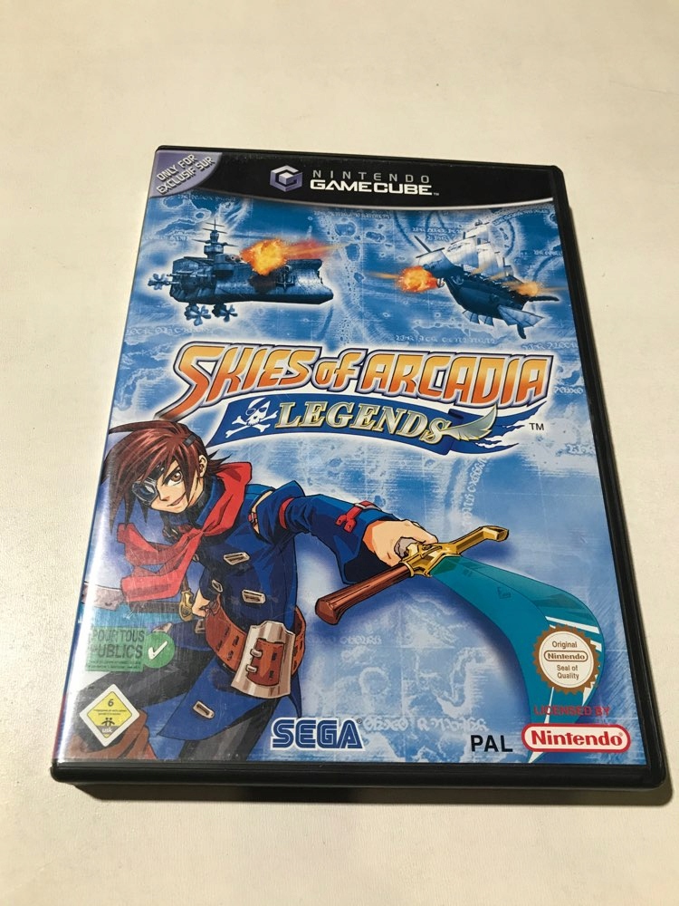 SKIES OF ARCADIA LEGENDS NINTENDO GAMECUBE Tematyka role playing (RPG)