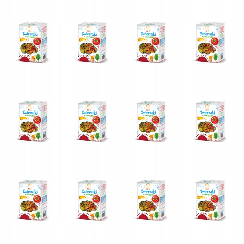 Těstoviny Bartolini Kids 250g pětichuťová zvířátka X12