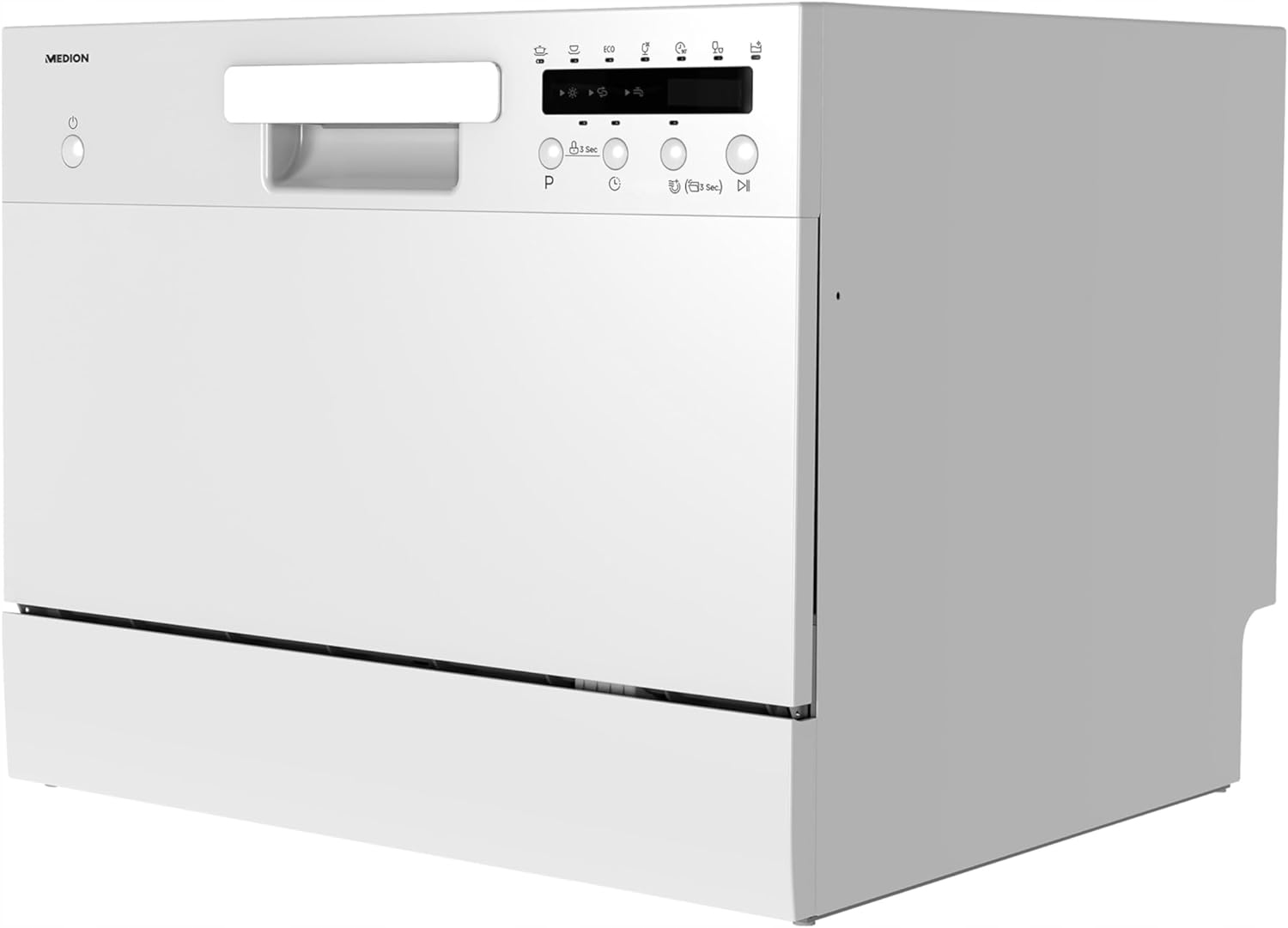 Wolnostojąca Zmywarka Stołowa MD37496 6 Kompletów Naczyń 6 Programów Led