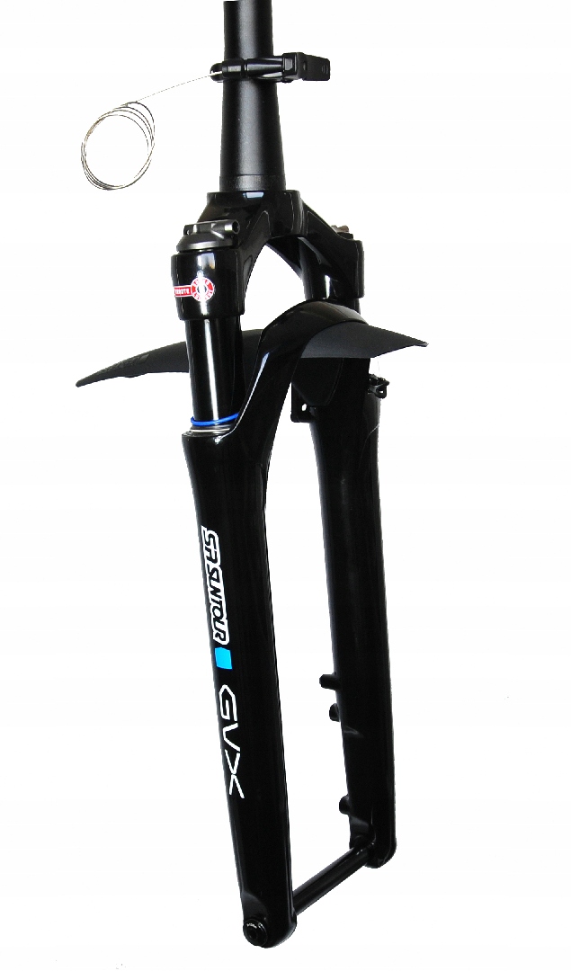 Amortyzator Gvx Rlr 28" skok 50mm blokada na kierownicy oś 15x100mm,