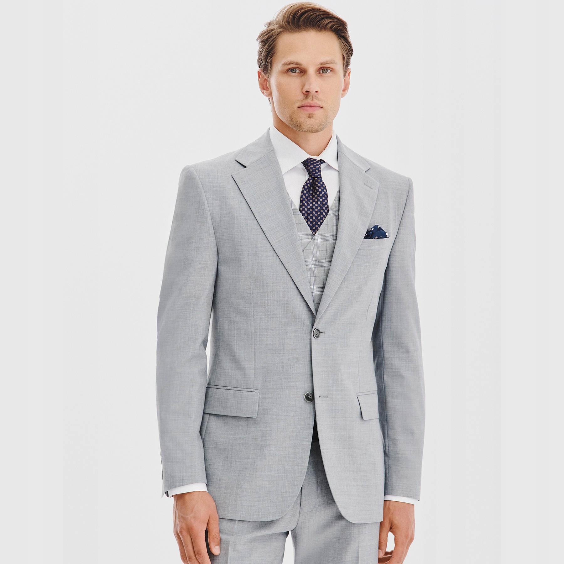 Šedé pánské sako Slim Pako Lorente vel 54/176