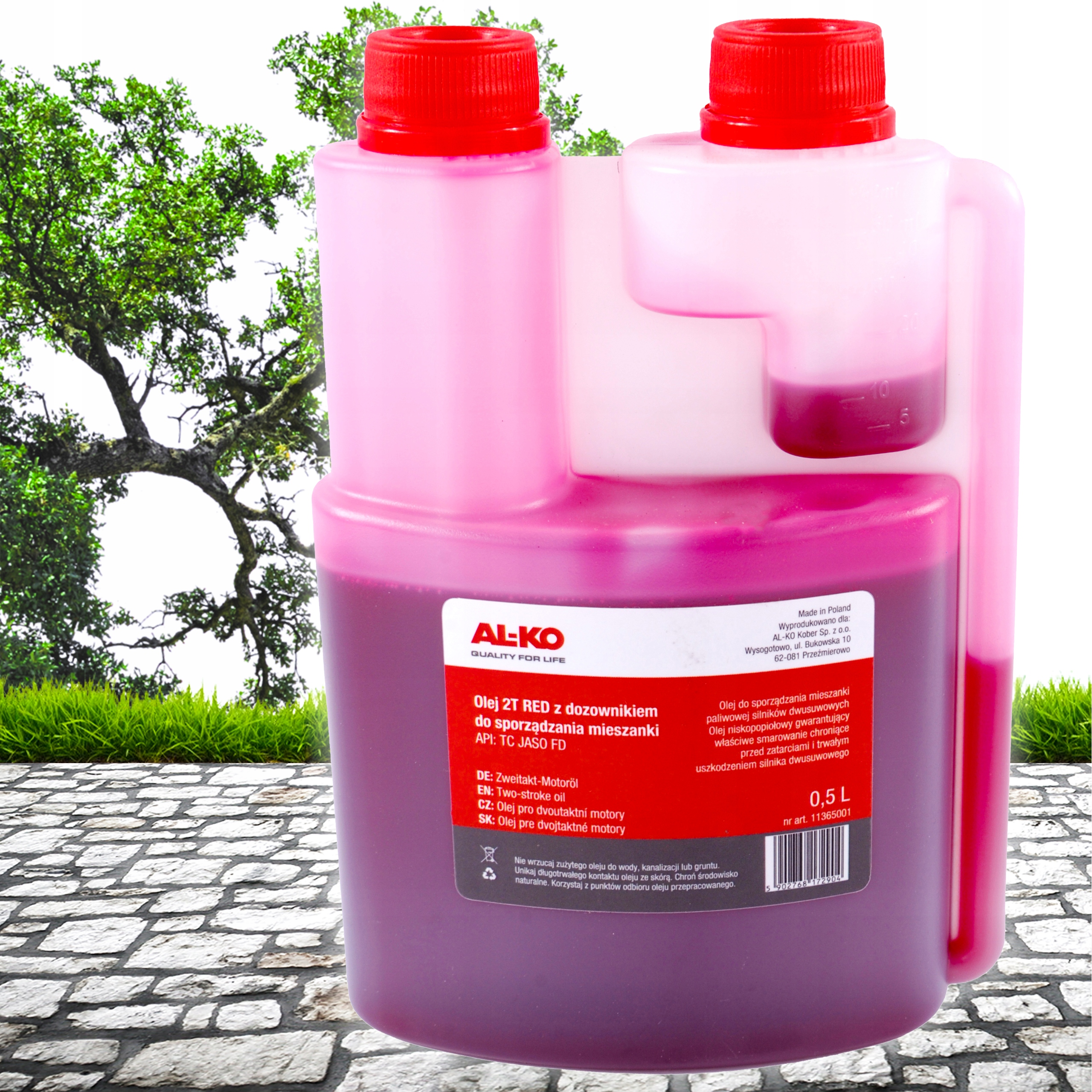 

Olej 2T Red do Mieszanki 2-SUW Dozownik 0,5L Al-ko