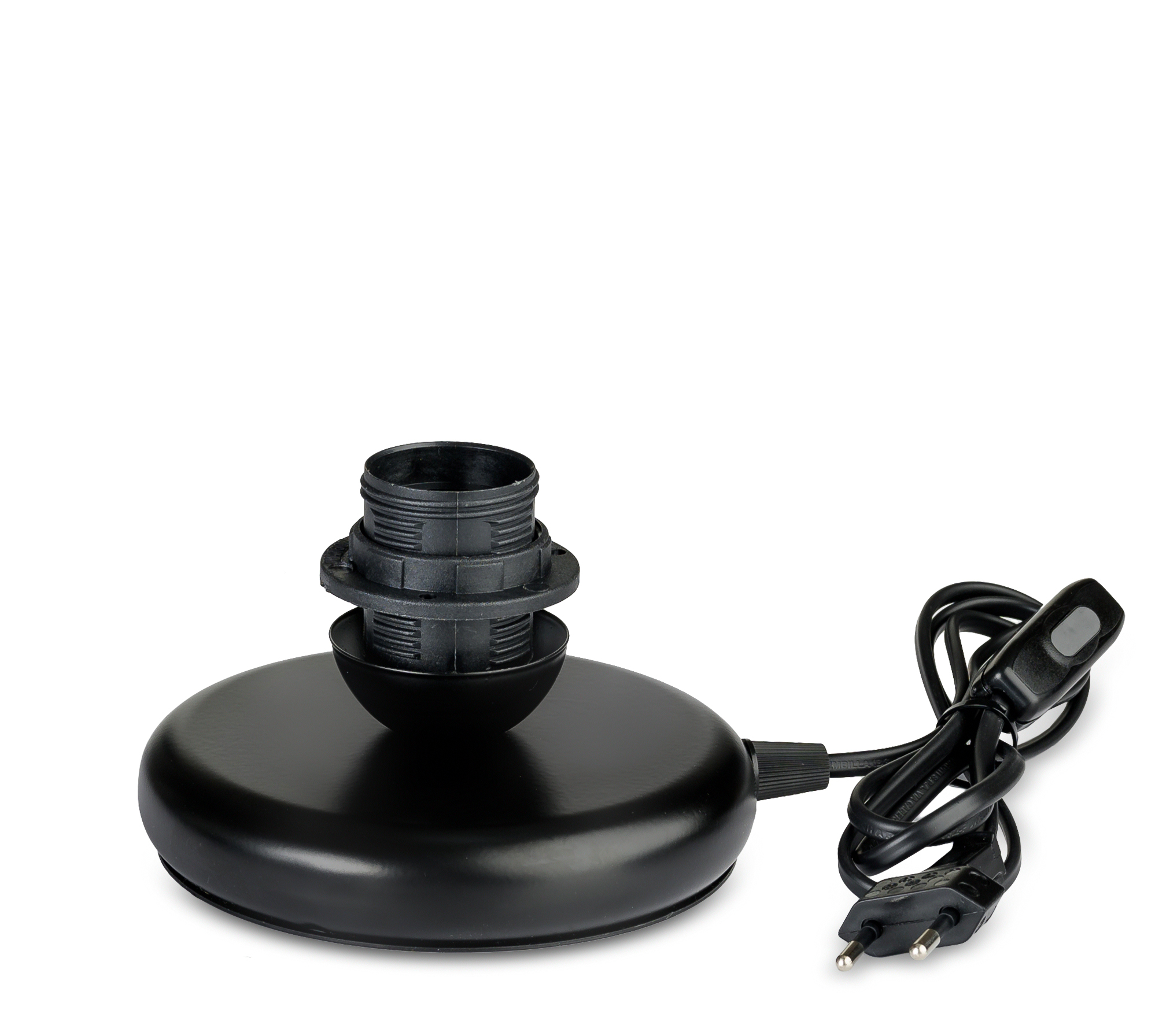 

Lampka nocna Podstawa Lampa stołowa czarna led E27
