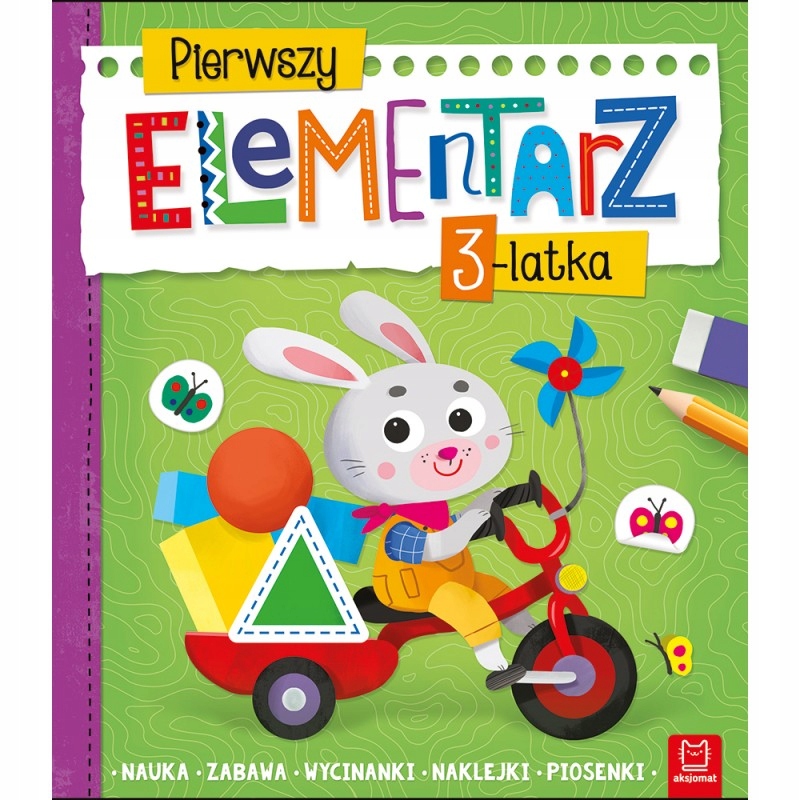 

Pierwszy elementarz 3-latka wycinanki naklejki