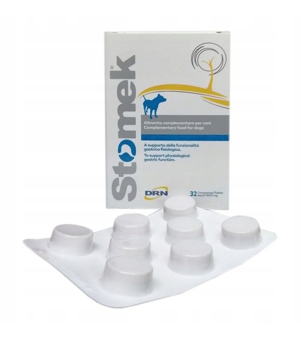 Stomek 32 tabletki x 1500 mg na żołądek dla psa i kota