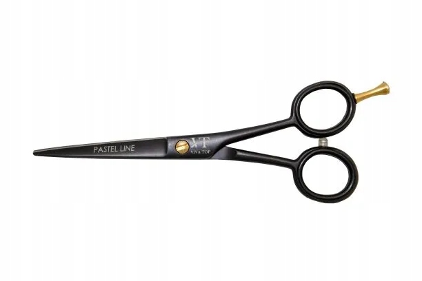 Kadeřnické nůžky Pastell Line 5,5" Black Mat