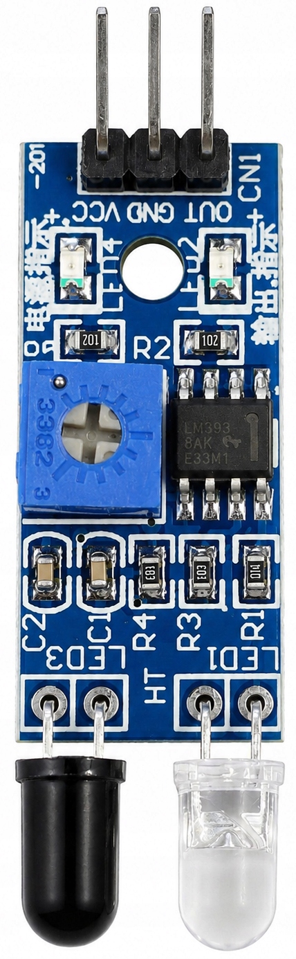 Czujnik przeszkód IR LM393 – detektor podczerwieni