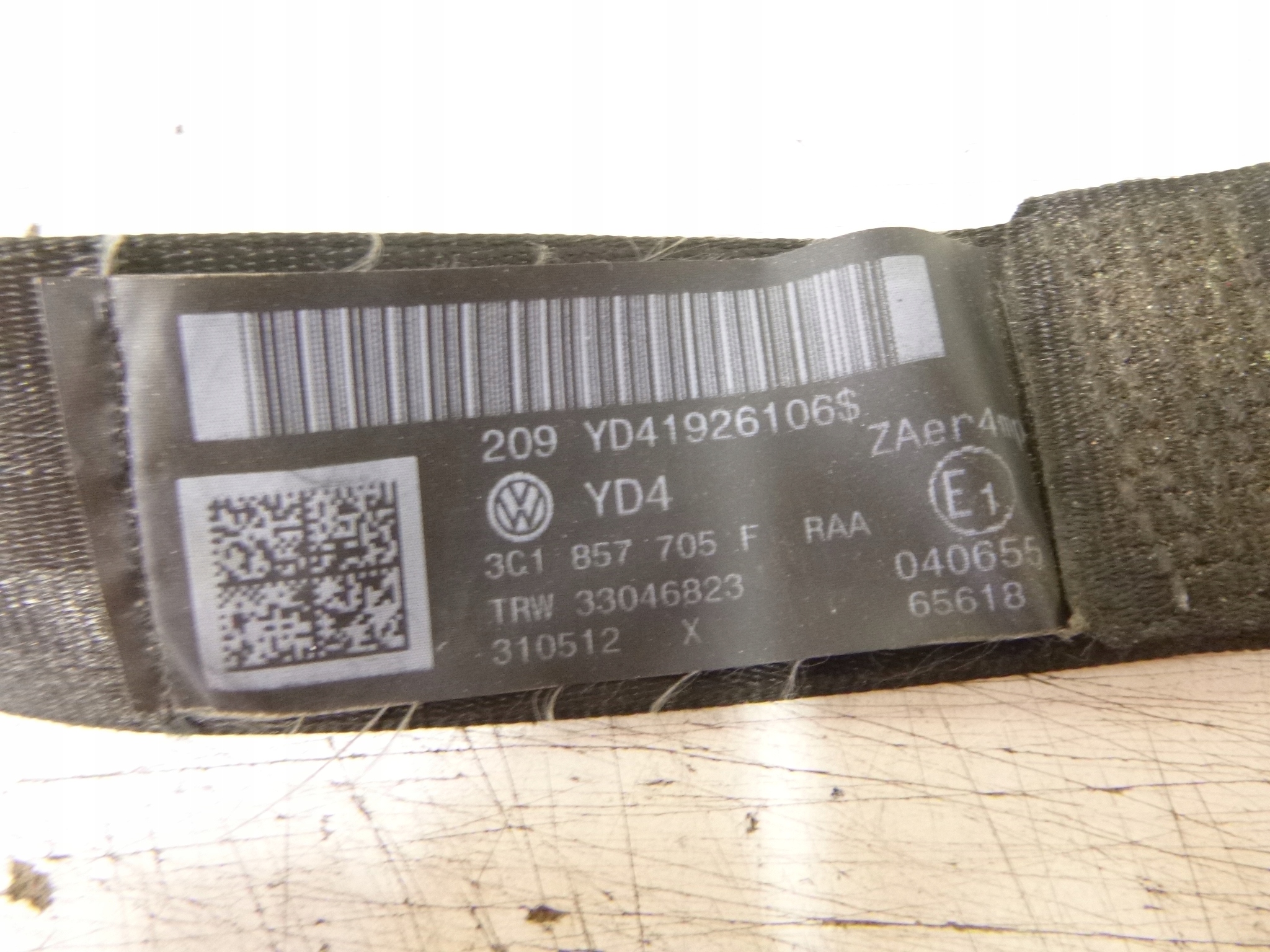 Gurten Sicherheits links vorne VW Passat B6 2005-2010 TRW 3C1857705 Spanner
