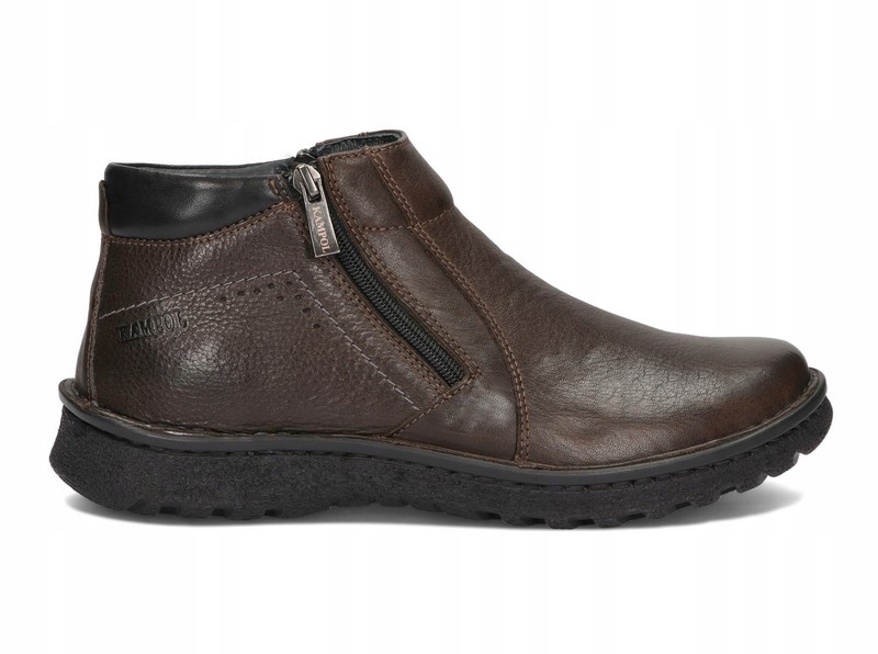 

Kozaki Buty Zimowe Męskie Suwak 130 Brąz 40