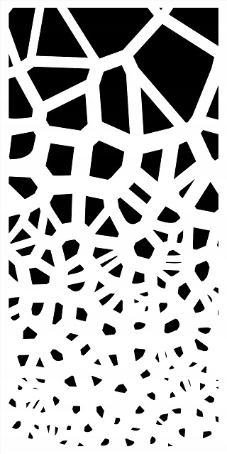 Malířská šablona na omítky 92 cm Architektonický beton Omítka