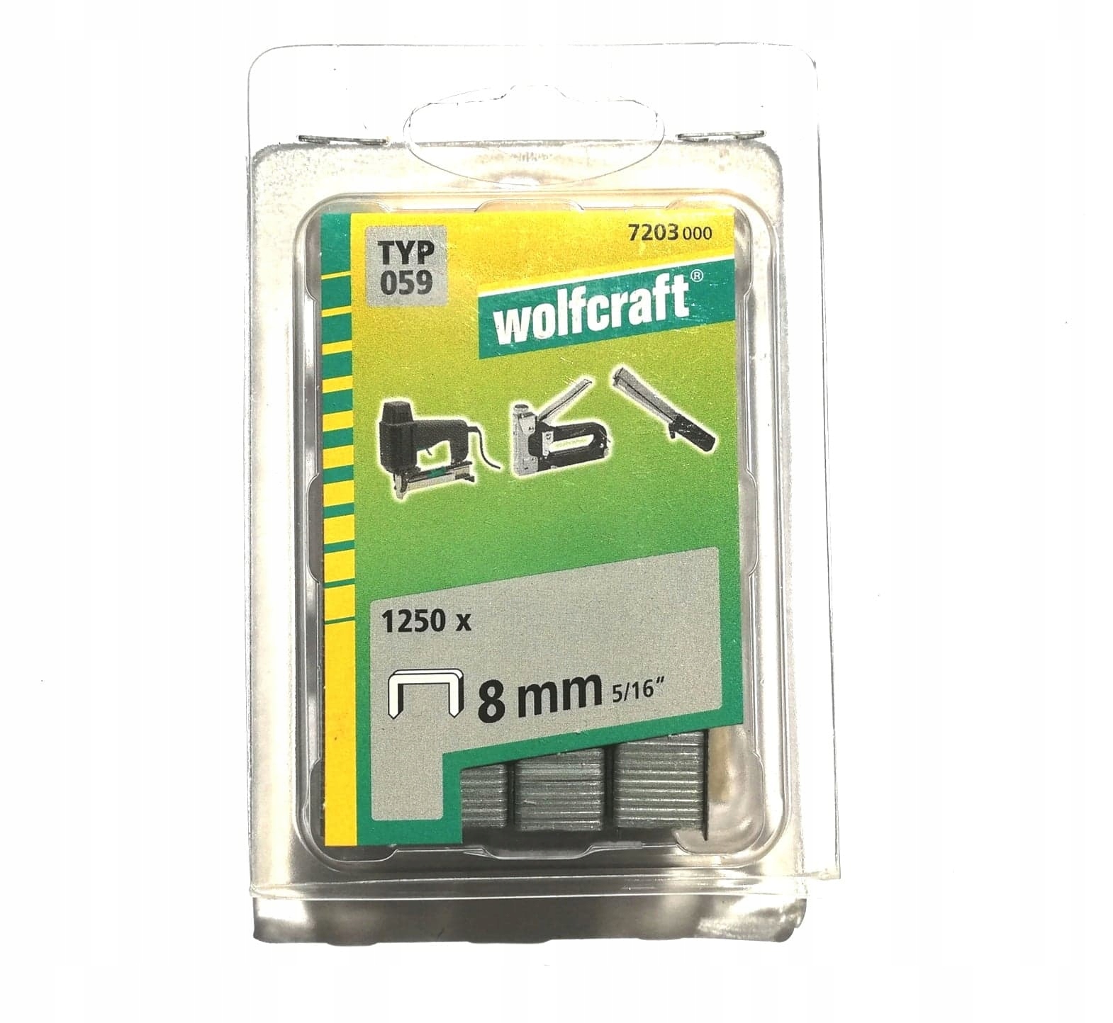 

Zszywki Typ 59 8 mm Wolfcraft 1250 sztuk