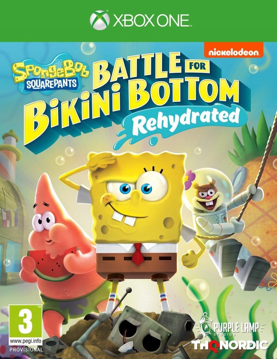 SPONGEBOB BATTLE FOR BIKINI BOTTOM REHYDRATED PL XBOX ONE/X/S KLUCZ