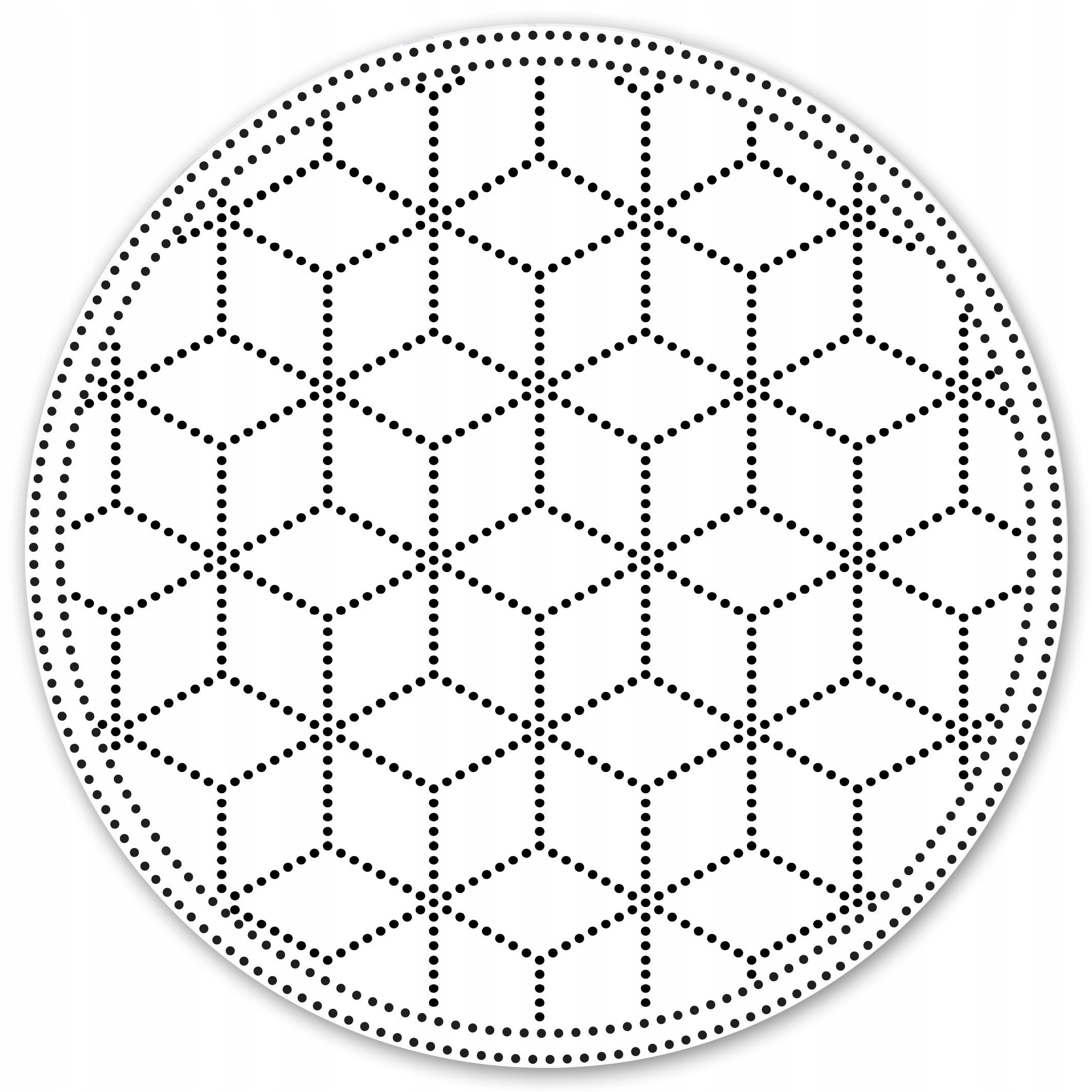 Dywan winylowy do pracy modny Sześciany kropki 3D