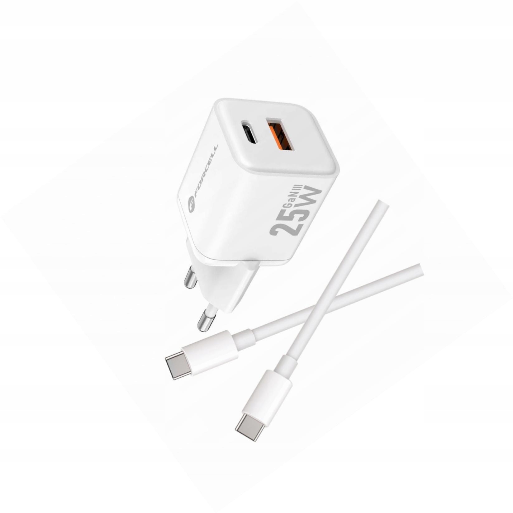 Szybka ładowarka Gan 25W 2 porty z długim kablem Usb-c do Google Pixel 10