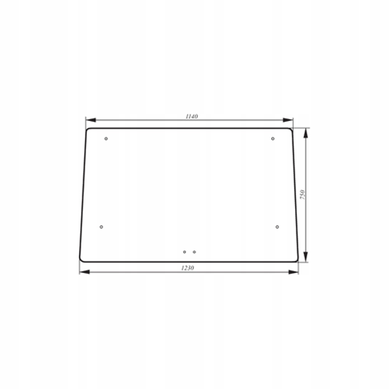 Szyba Tylna Renault 58-32 58-34 65-32