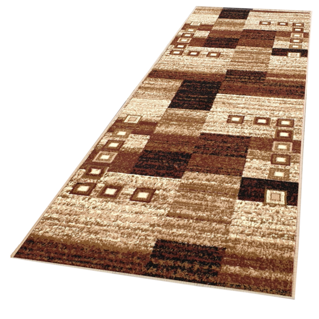 

Chodnik 80 cm miękki nowczesny kwadraty -obszyty