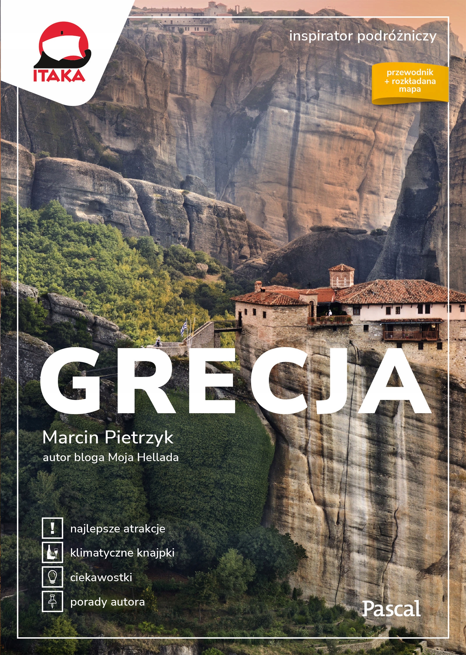 

Przewodnik Grecja Inspirator Podróżniczy Mapa