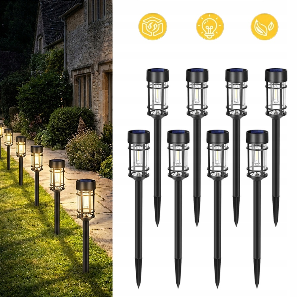 Solární Led Zapichovací Světla S Led Senzorem Osvětlení cest