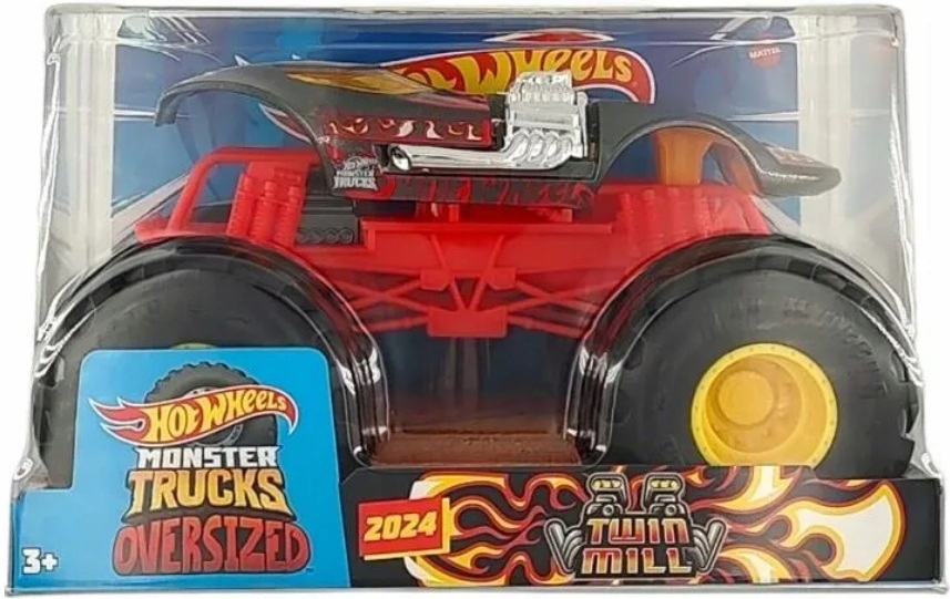 Twin MILL Oversized Truck Pojazd 19 cm Hot Wheels Auto Monster Trucks 1:24