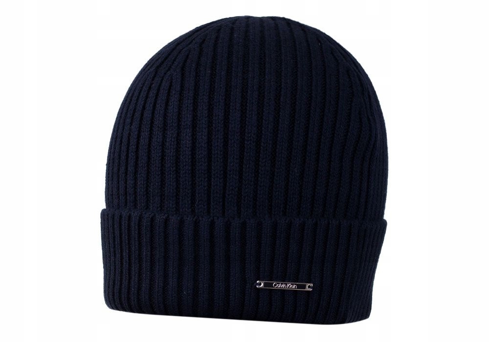 

Calvin Klein Czapka Zimowa Basic Rib Beanie Navy