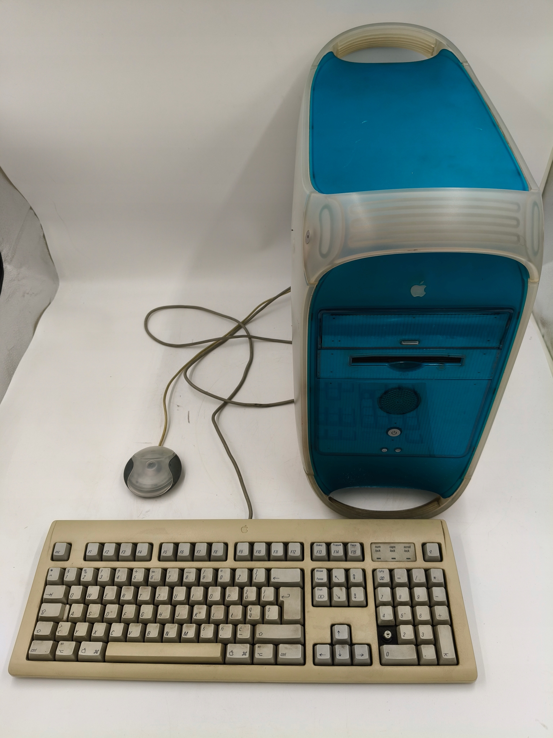 Macデスクトップ Apple Mac Power Macintosh G3 Komputer PC Apple Power Macintosh G3 Retro + Klawiatura +