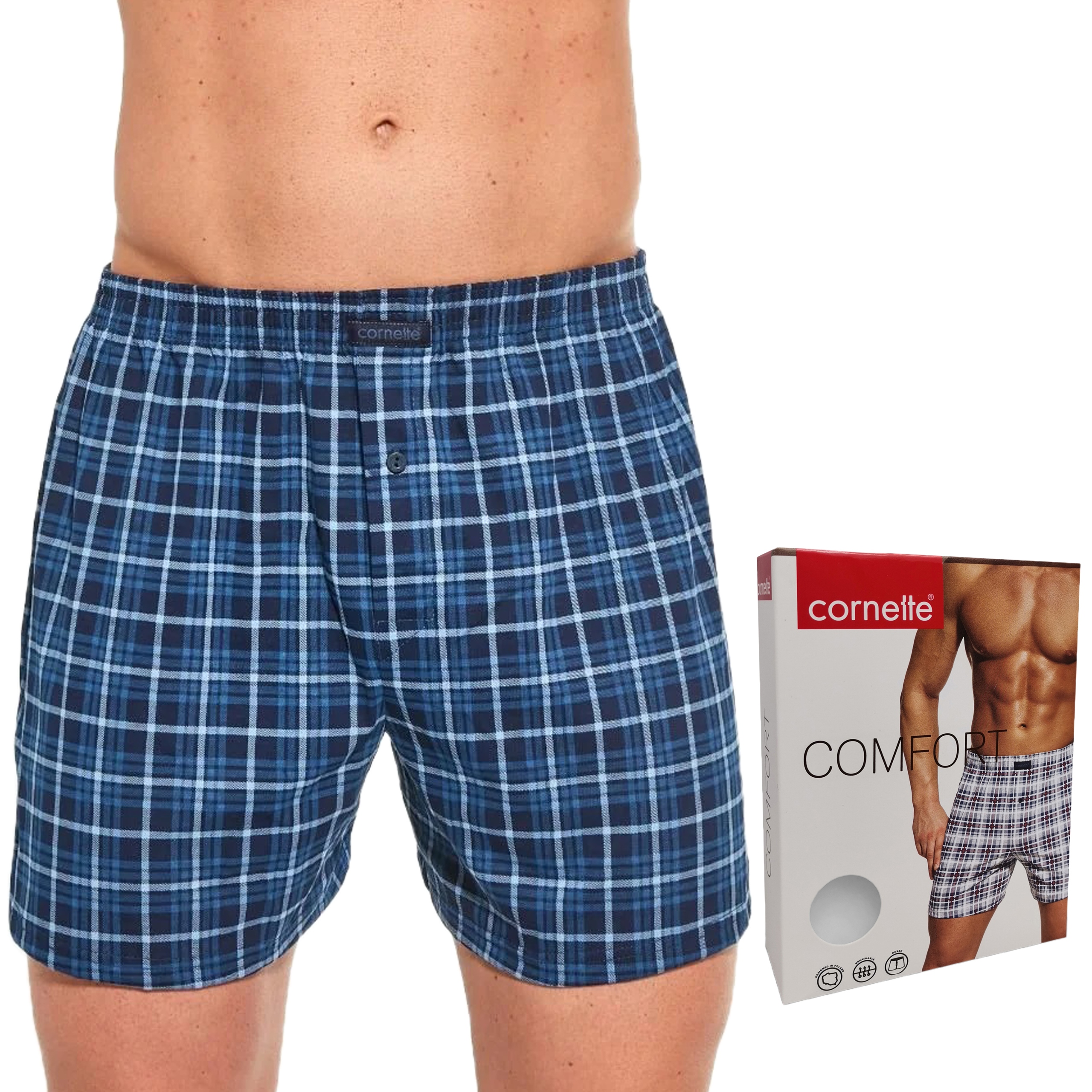 

bokserki Cornette Comfort cotton 002/240 krata 3XL