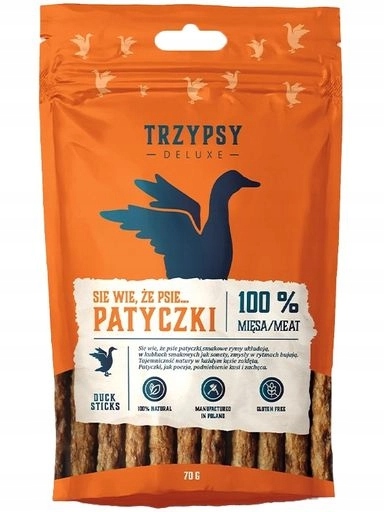 5 x TrzyPsy Kachní tyčinky 70 g