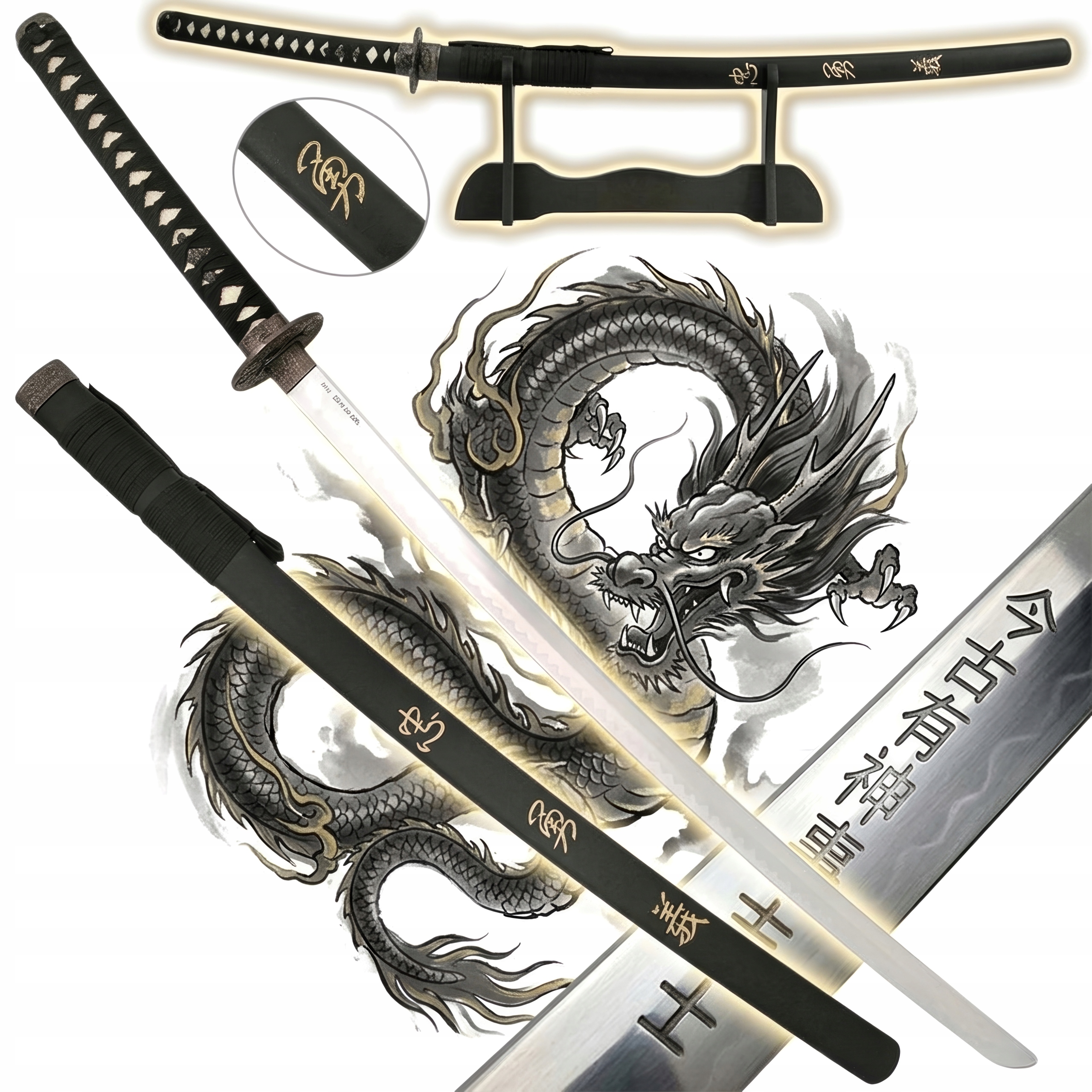 Katana Meč Poslední Samuraj Loajalita Odvaha Morálka Stojan SW-319A