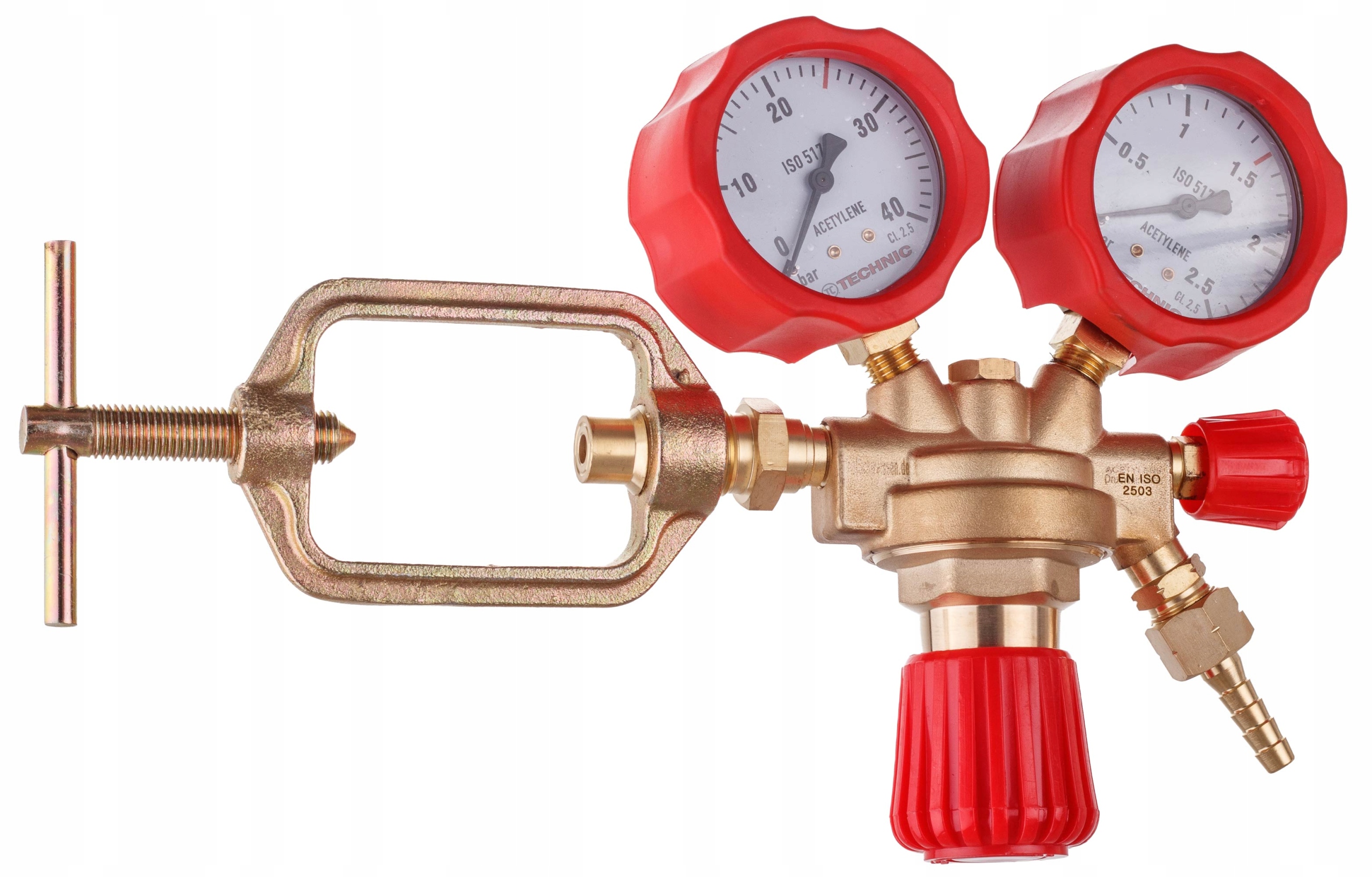 Acetylenový Reduktor S Mosazným Ventilem, Přesný Pro Svařování