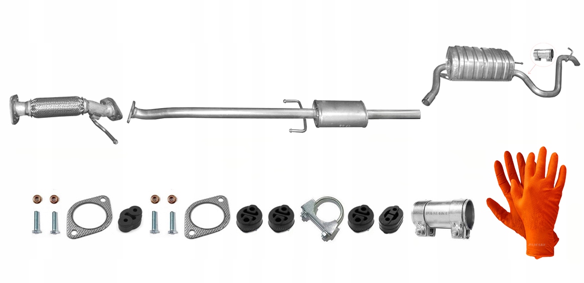 Kia Cee'd 1.4 1.6 (2006-2009) Verze 5 – Dveřní Výfukový Systém
