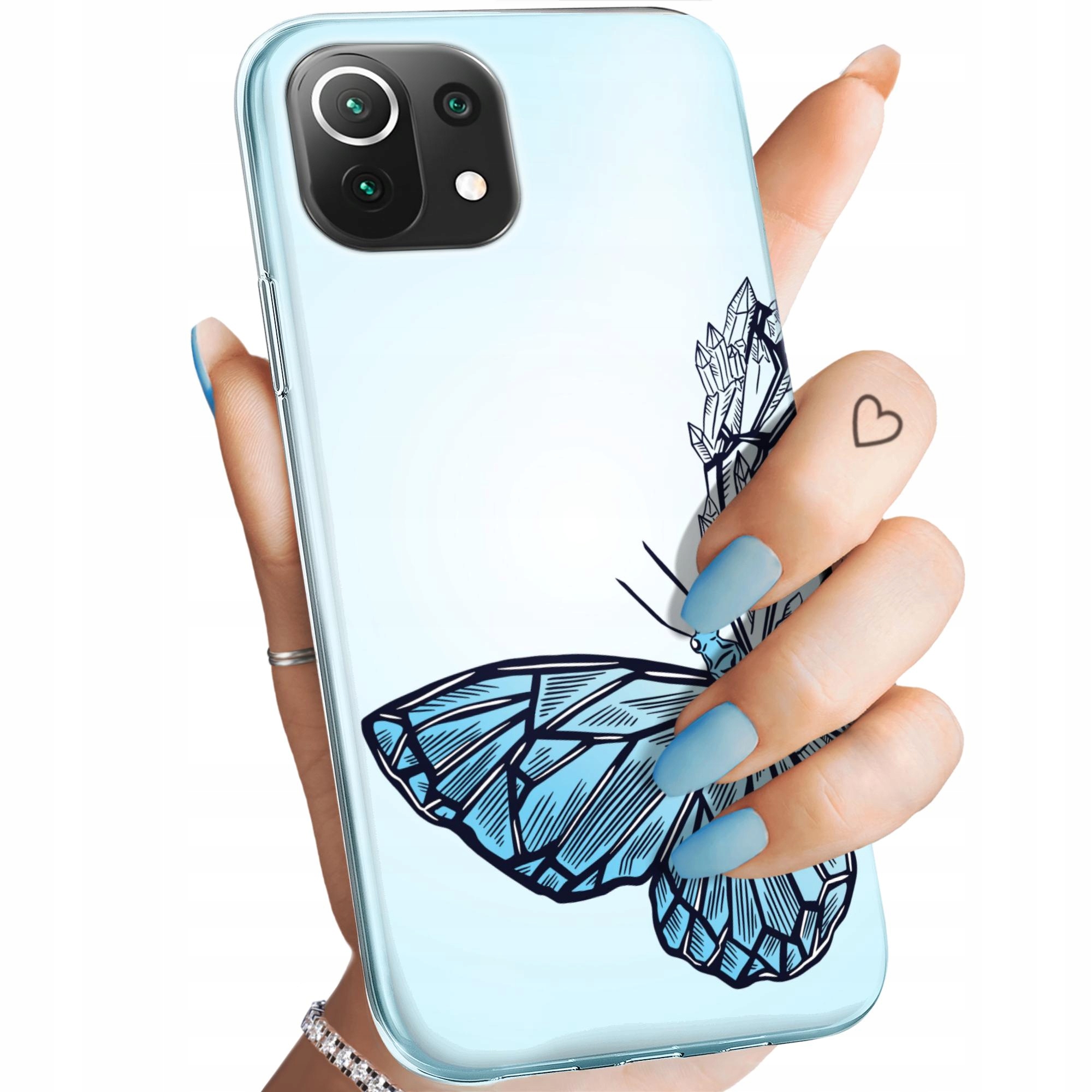 Etui Do Xiaomi MI 11 Lite 4G 5G Ne Motyle Butterfly Barwne Case