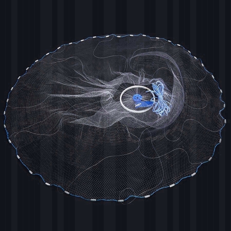 PROFESJONALNA SIEĆ RYBACKA DOBREJ JAKOŚCI 2,4m Model profesjonalna sieć rybacka