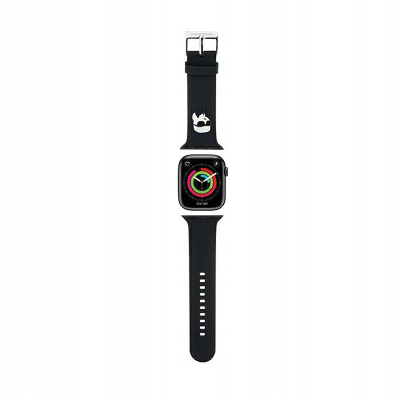 Karl Lagerfeld řemínek pro Apple Watch 38/40/41 mm 3D černý