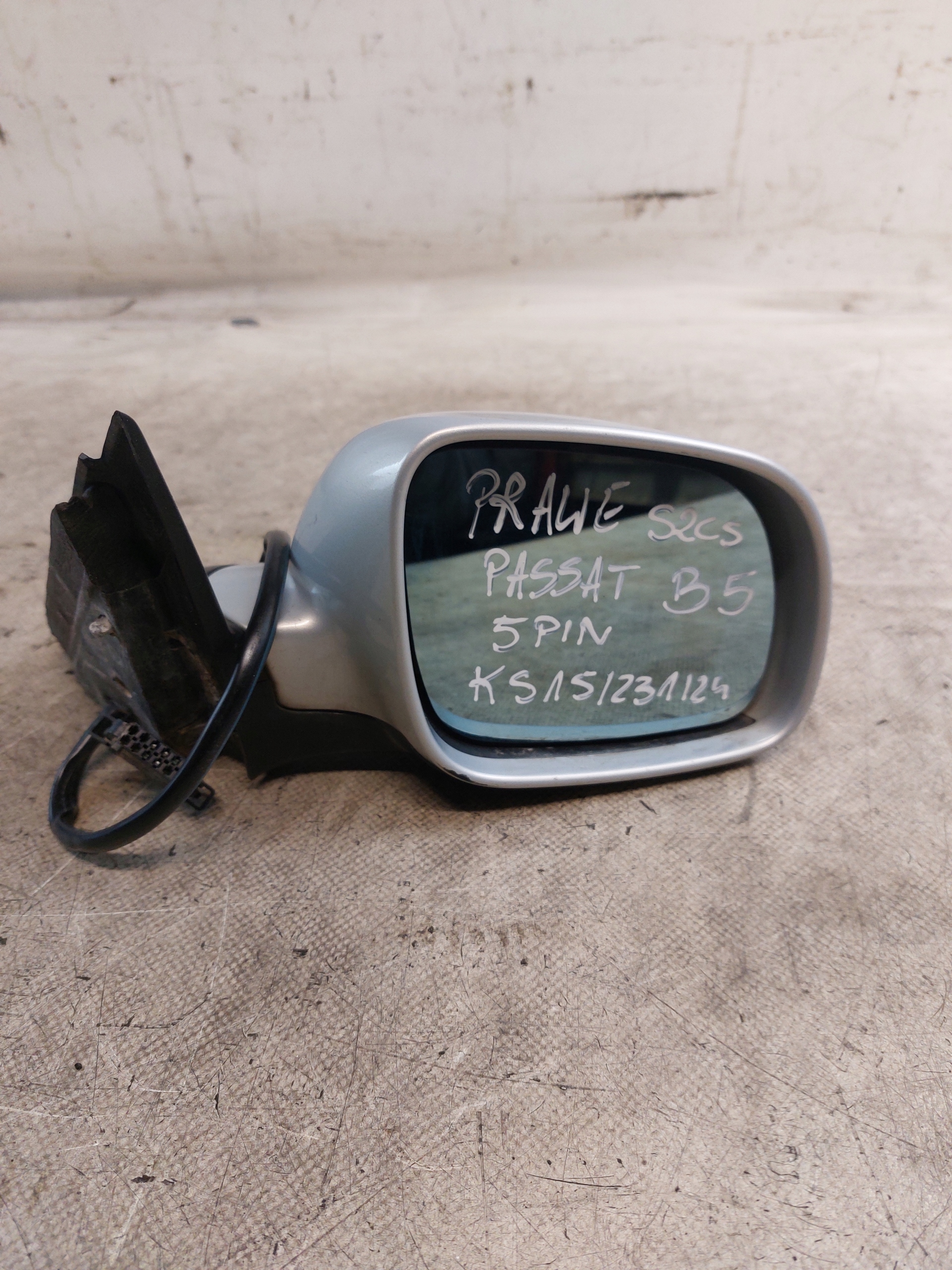 mirror right 5PIN VW PASSAT B5 LB7Z