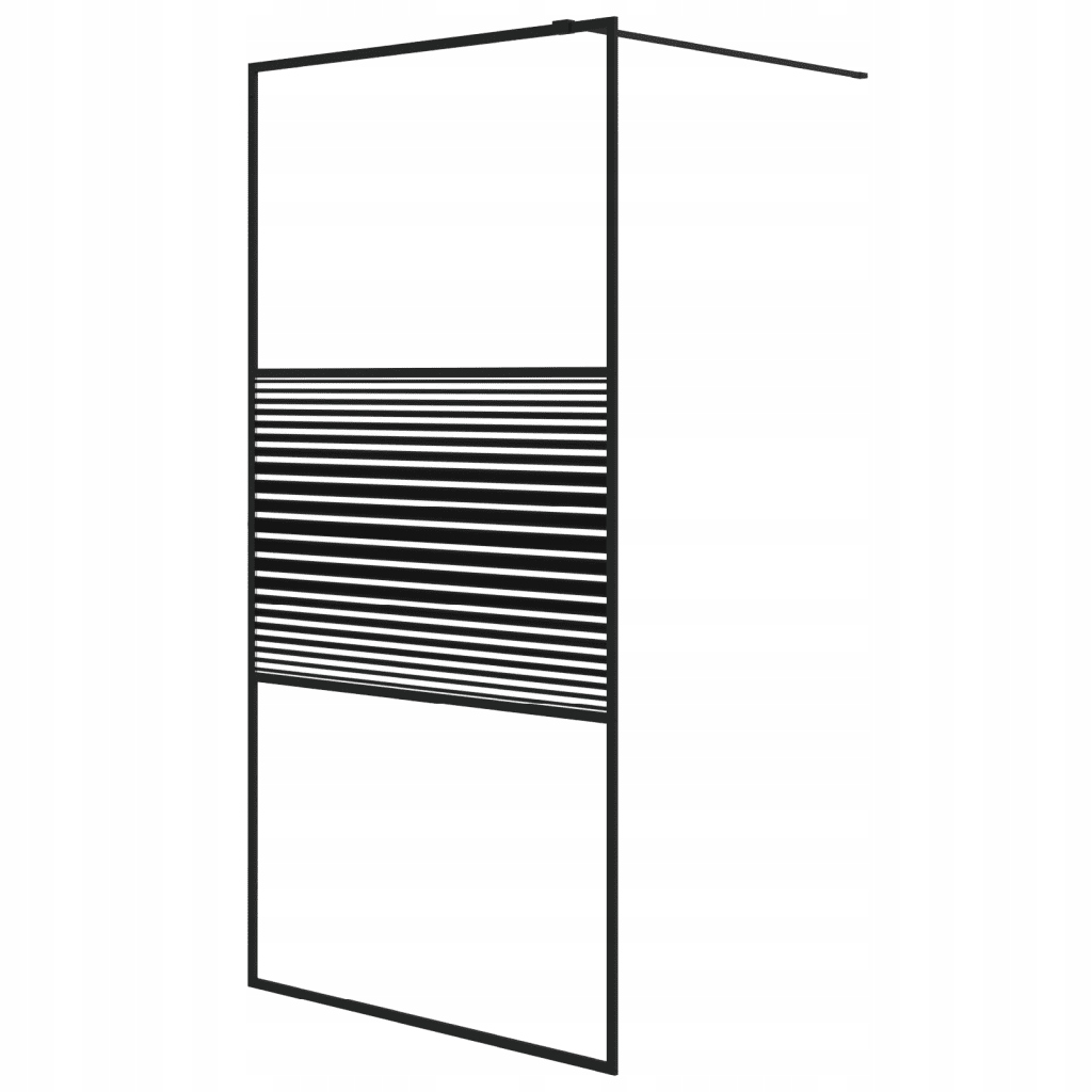 Moderní sprchová zástěna ze skla Esg 99-100 x 195 cm, černá