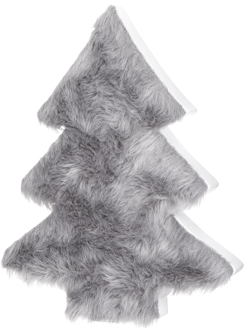 

Drewniana Dekoracja Choinka Z Futerkiem 30x24,5cm