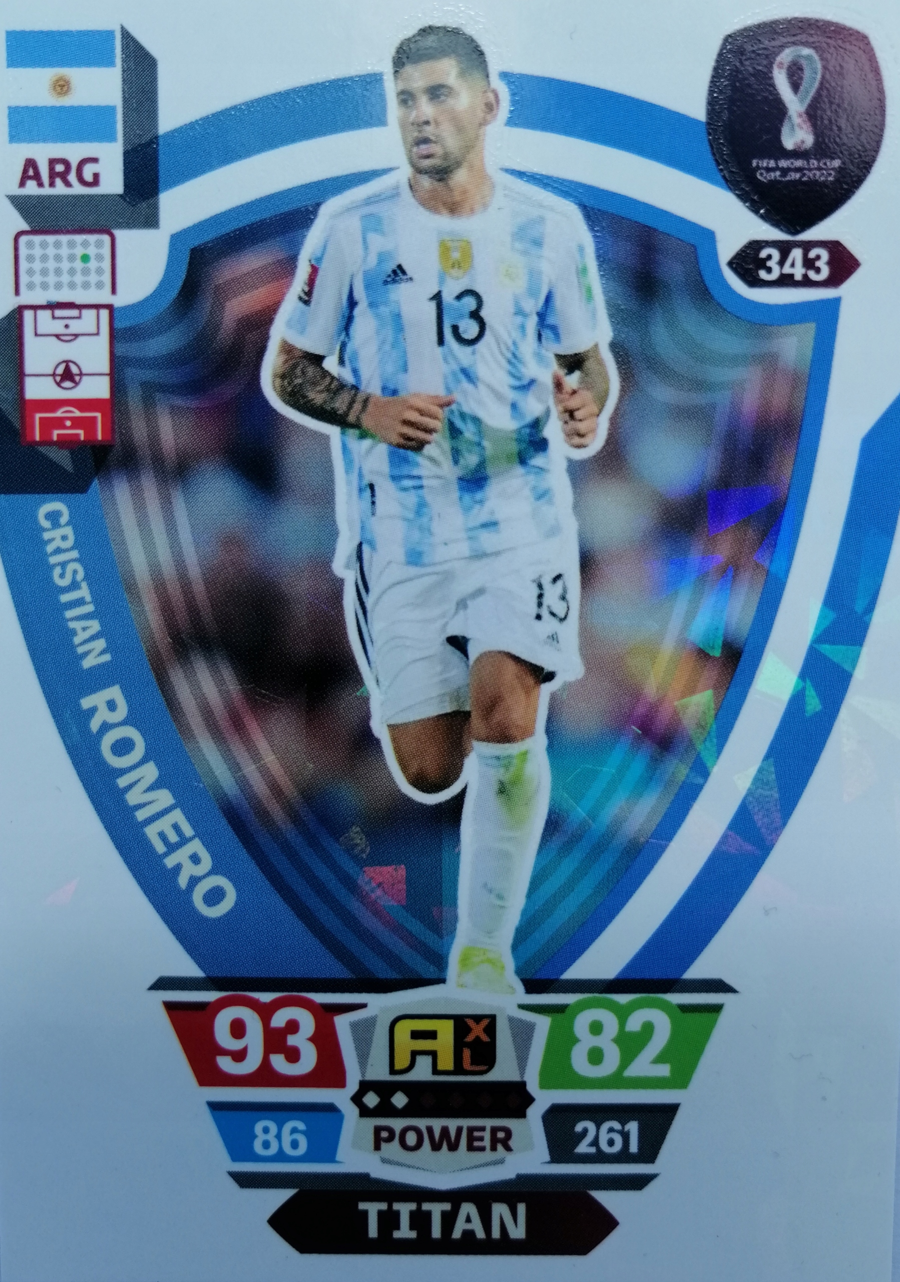 World Cup Qatar 2022 Power Titan 343 Romero