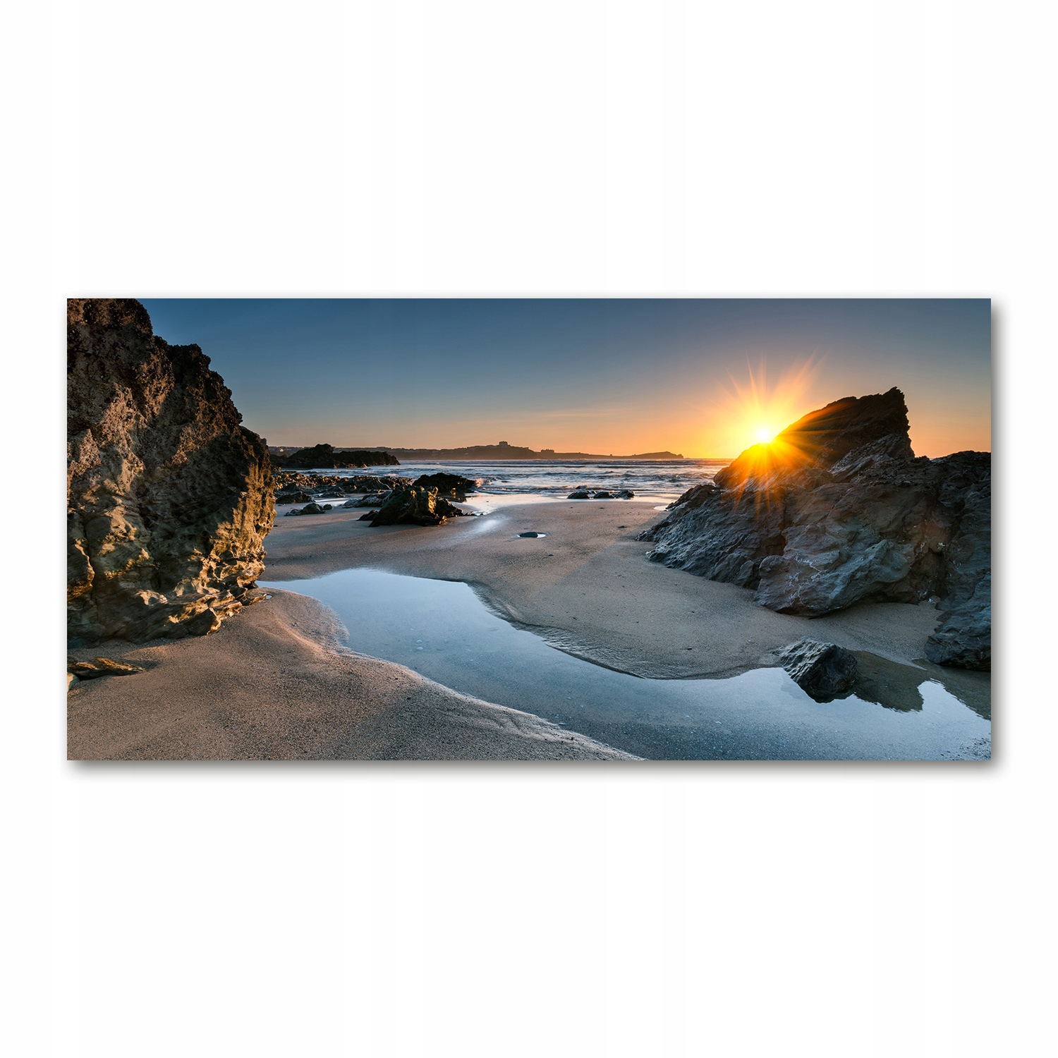 

Foto obraz akryl zdjęcie Skały na plaży 120X60 cm