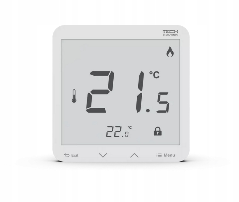 Bezdrátový pokojový regulátor R-8S Plus Tech Sterowniki