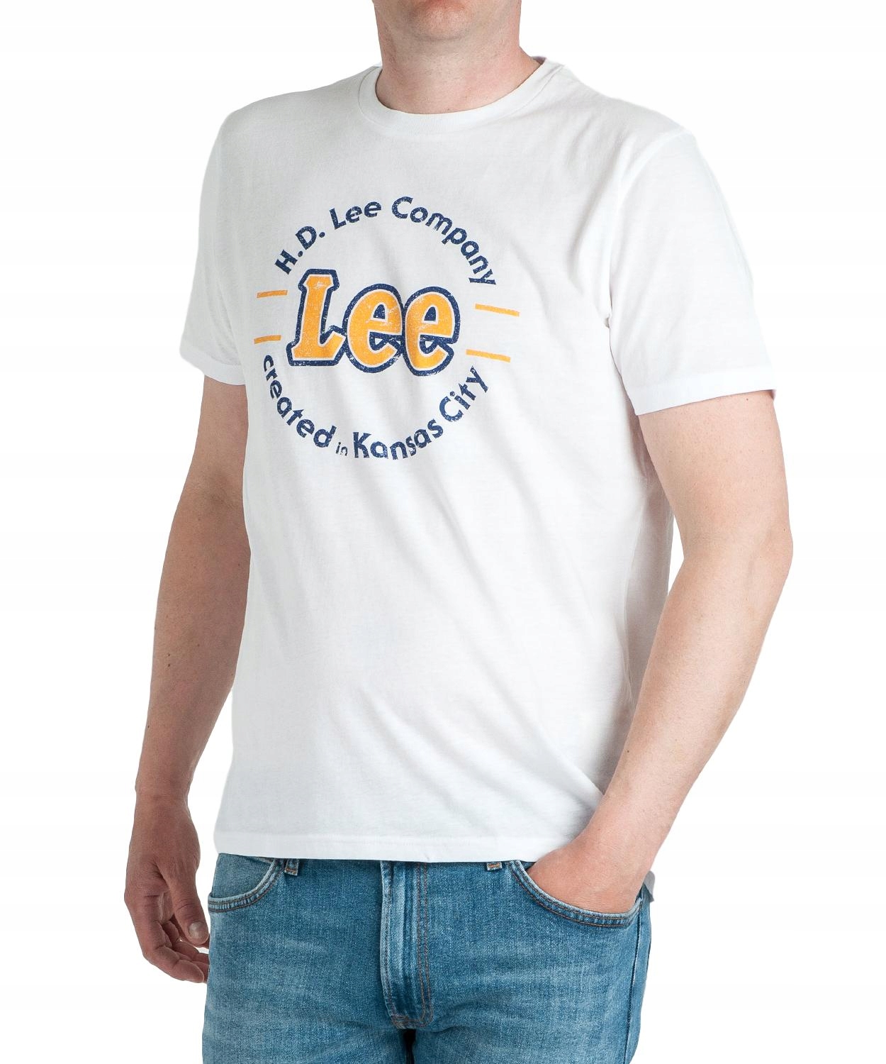 

Lee Kansas Circle Tee L62CFQLJ Bright White XL