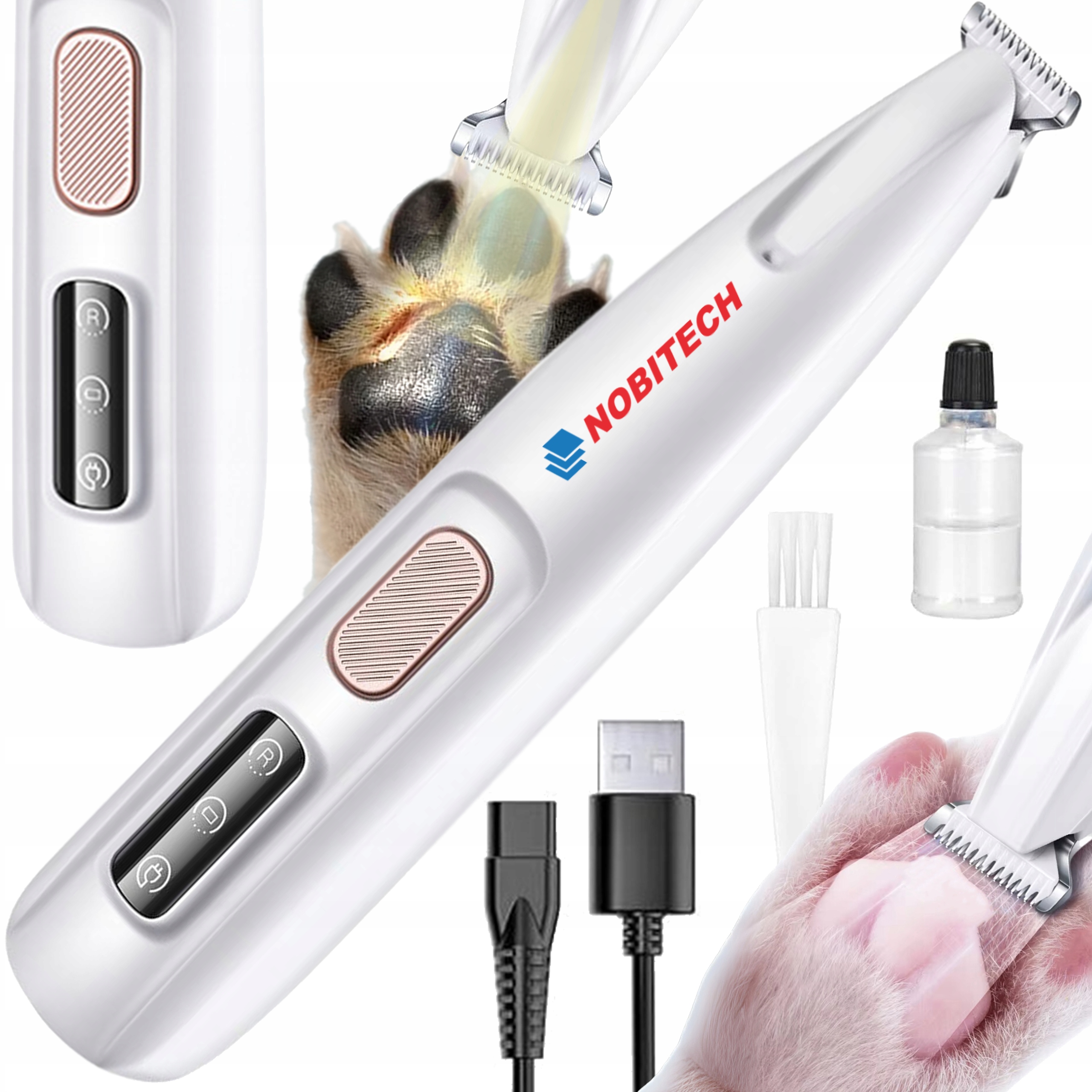 МАШИНКА ДЛЯ СТРИЖКИ СОБАК СОБАКА КОШКА ЖИВОТНОЕ ТРИММЕР ТИХИЙ СВЕТОДИОДНЫЙ ПЕРЕЗАРЯЖАЕМЫЙ