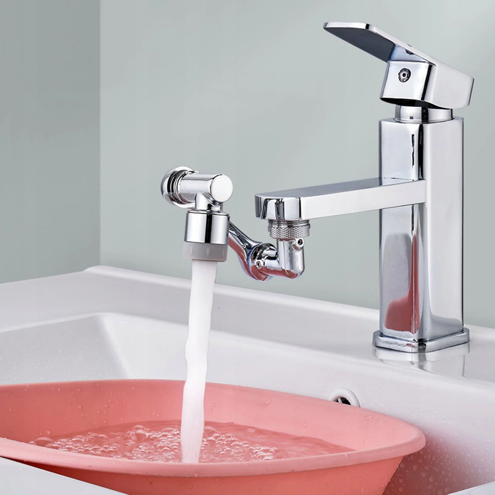 PRZEDŁUŻKA OBROTOWA DO KRANU AERATOR 1080 STOPNI Kod producenta ADAPT-KRAN-20-22-OBROTOWY