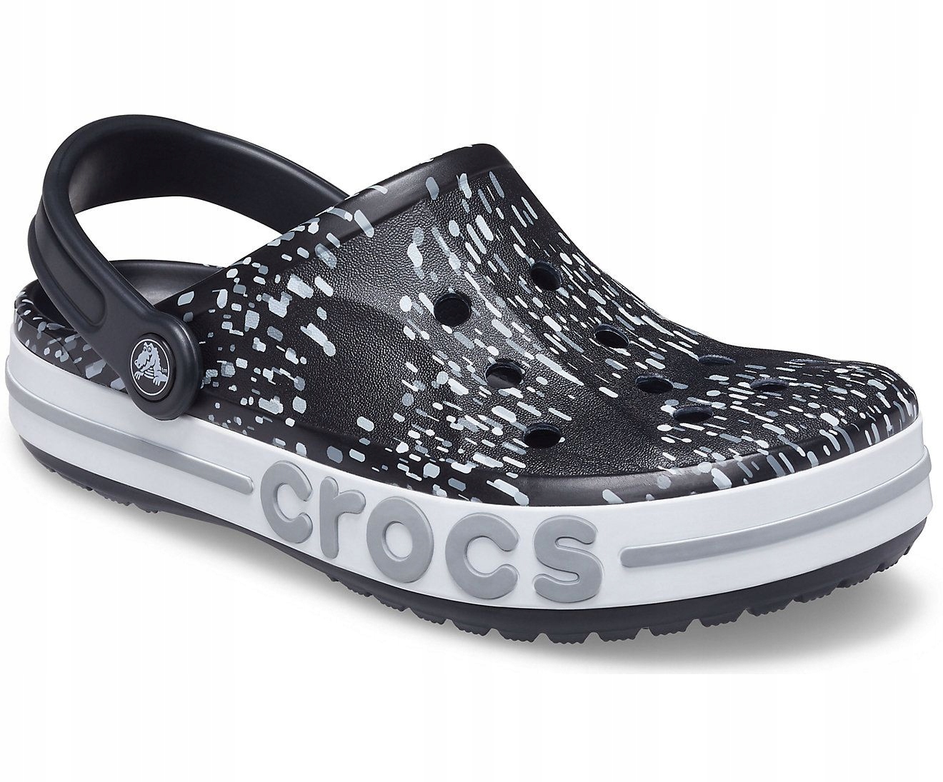 CROCS KROKSY KLAPKI MĘSKIE BAYABAND PRINT LEKKIE 206232 M10 43-44 43,5 Marka Crocs