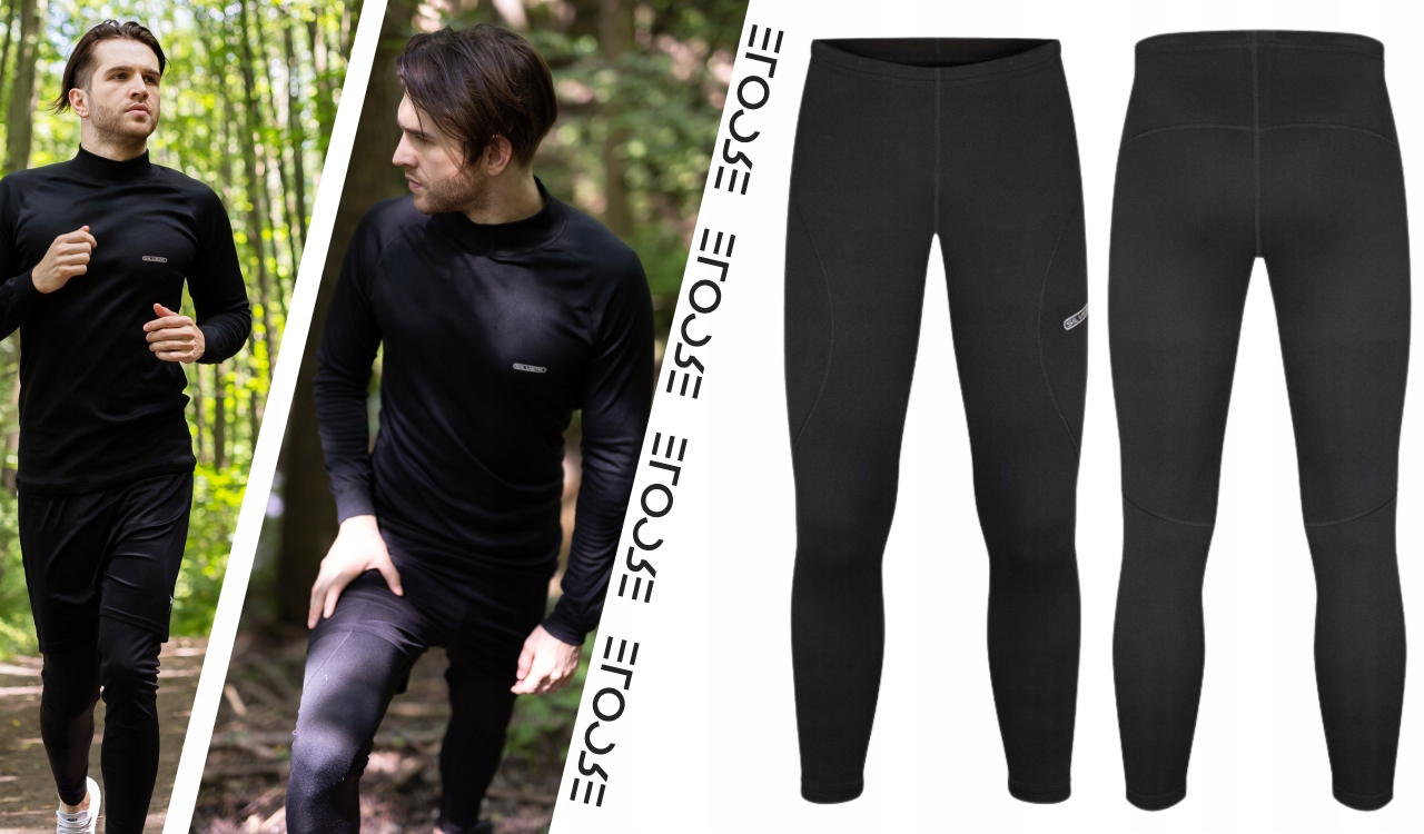 LEGGINSY TERMICZNE OCIEPLANE DAMSKIE MĘSKIE ANTYBAKTERYJNE TERMOAKTYWNE XL Rodzaj lekka