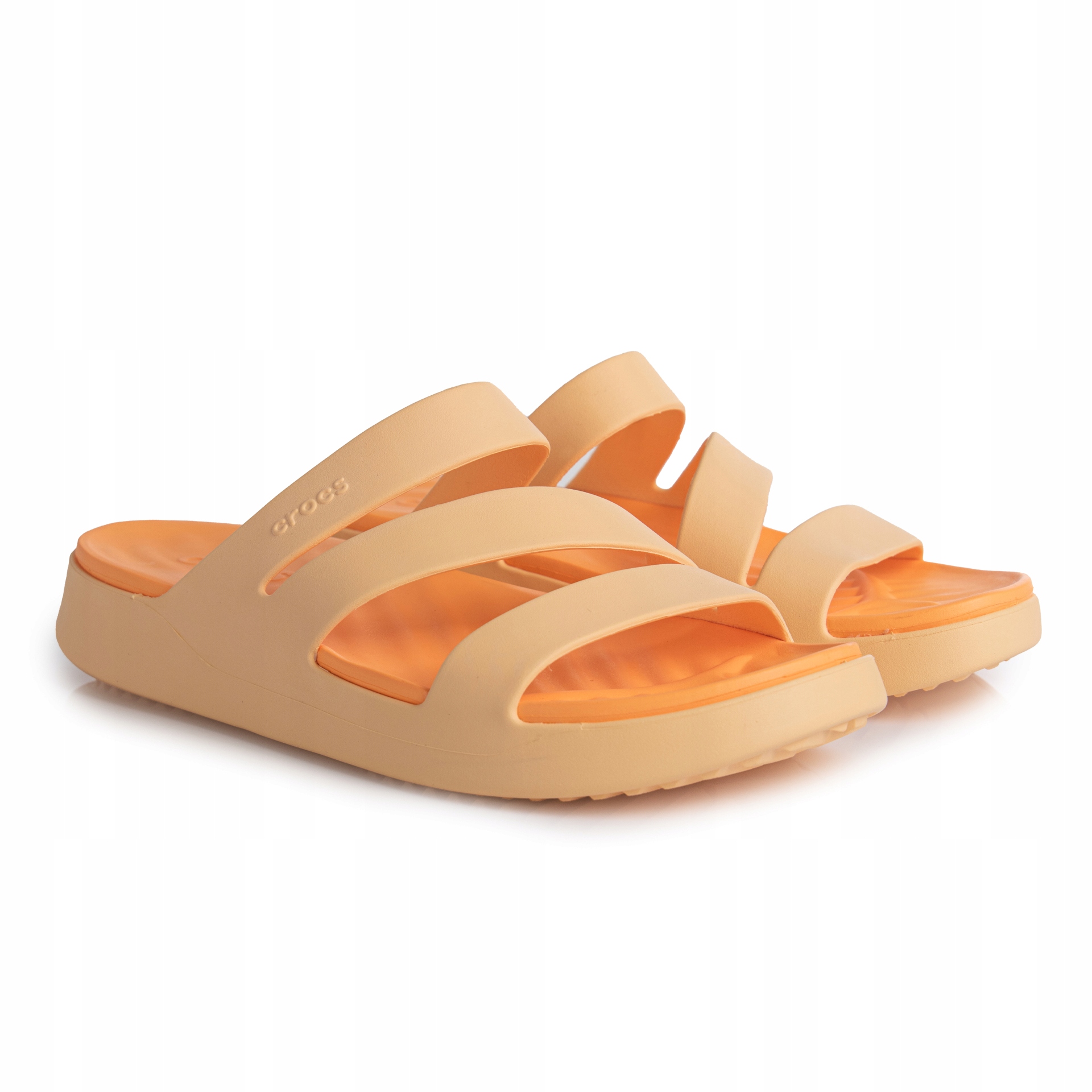 Nazouváky Crocs Getaway Strappy oranžové 36/37